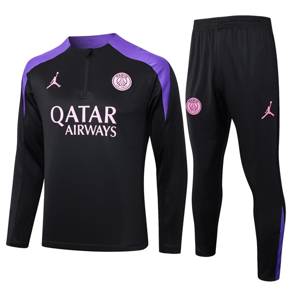 Sudadera De Training PSG 2024/25 Negro Purpura 3